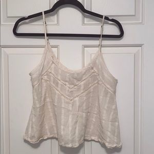 BILLABONG Cream Colored Crop Top